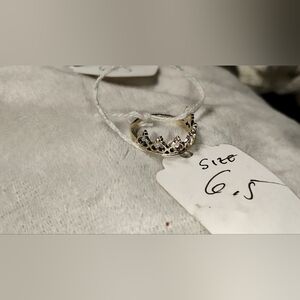 Silver Crown Design Ring